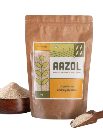 Aazol Unpolished Indrayani Rice (1kg)