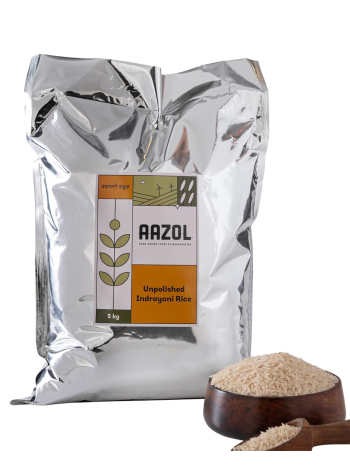 Aazol Unpolished Indrayani Rice (5kg)