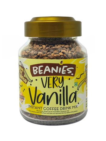 Beanies Very Vanilla Flavoured Instant Coffee (50g)