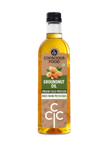 Conscious Food Cold Pressed Groundnut Oil (1L)
