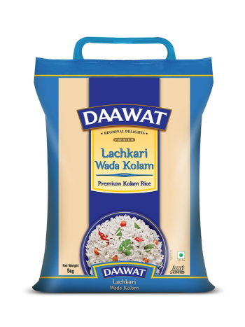 DAAWAT Lachkari vada kolam Rice (5kg)