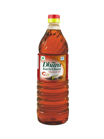 Dhara Kachi Ghani Mustard Oil (1L)