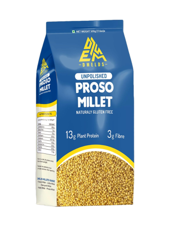 Dmelds Proso Millet Unpolished Natural Grains (1kg)