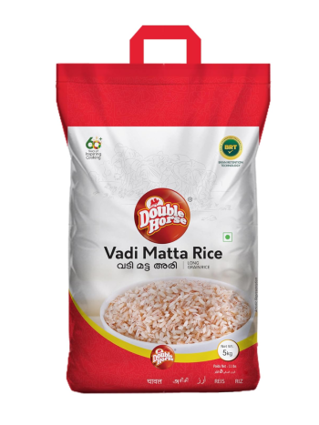 Double Horse Nutritious Bran Retained Vadi Matta Red Rice (5Kg)