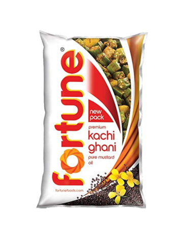 Fortune Premium Kachi Ghani Pure Mustard Oil (1L)
