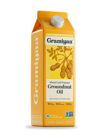 Gramiyaa Cold Pressed Groundnut Oil (1L)