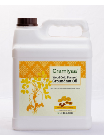 Gramiyaa Cold Pressed Groundnut Oil (5L)