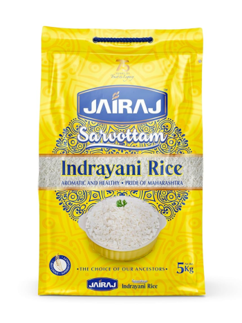 Jairaj Indrayani Long Grain Rice (5Kg)