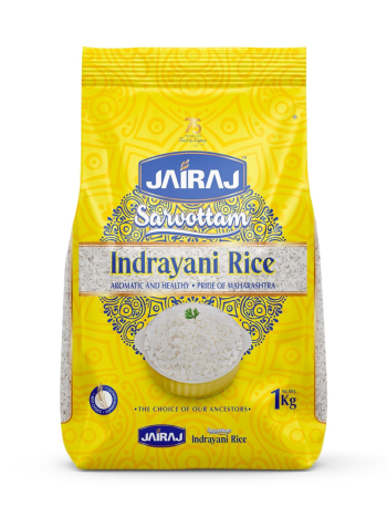 Jairaj Indrayani Rice 3 kg (1kg x 3)