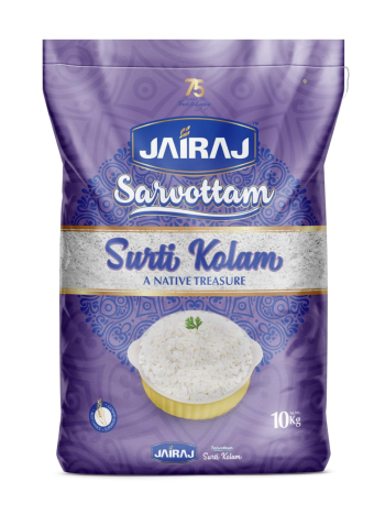 Jairaj Sarvottam Surti Kolam Rice (5Kg)