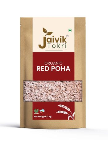 Jaivik Tokri Organic Red Poha (1kg)