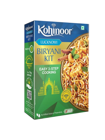 Kohinoor Basmati Biryani Kit Lucknowi, 333 grams