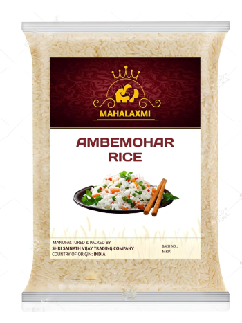 Mahalaxmi Unpolished Ambemohar Rice (1Kg)