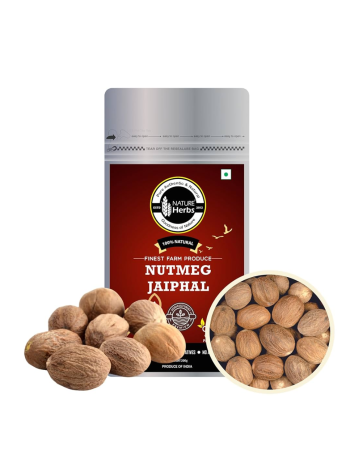 Nature Herbs 100% Pure Nutmeg (Jaiphal) Powder – 200 g