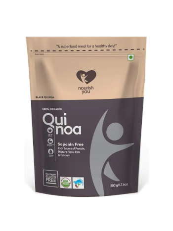 Nourish You Organic Black Quinoa (500gm)