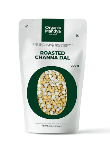 Organic Roasted Channa Dal/Bengal Gram (200g)