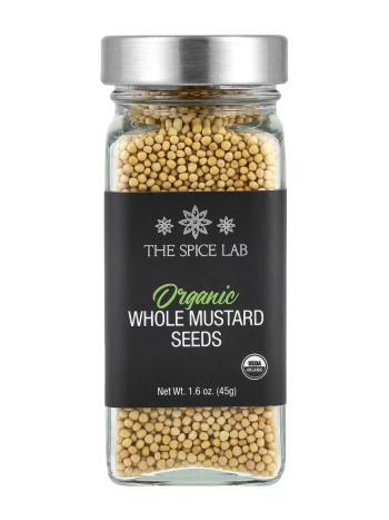 Organic Whole Mustard Seeds (Sarso / Rai) – 45 g
