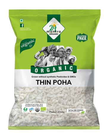 Orgnaic Thin Poha (500g)