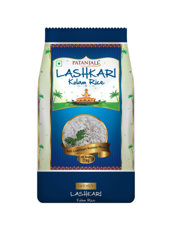 Patanjali Lashkari Kolam Rice (1KG)