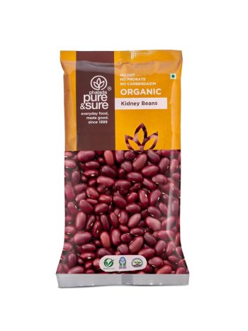 Red Rajma – 500 g (Certified Organic, Unpolished Kidney Beans)