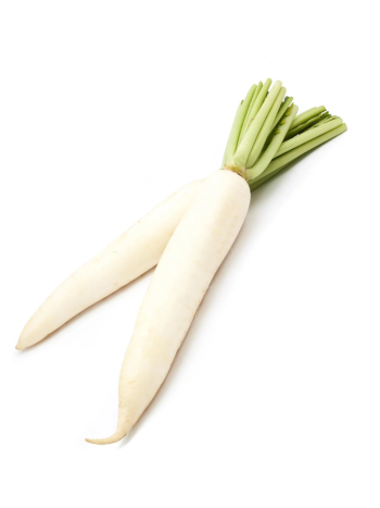 Crisp, Juicy & Aromatic White Radish (Mooli) – 500g