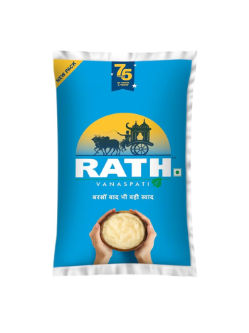 Rath Vanaspati – 1 L Pouch (Hydrogenated Vegetable Fat)