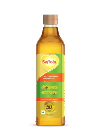 Saffola Cold Pressed Mustard Oil (1L)