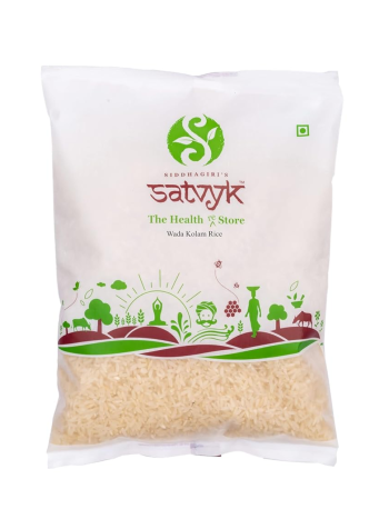SATVYK THE HEALTH re STORE WADA Kolam Rice (1kg)