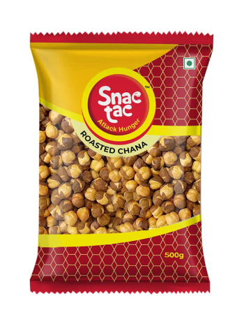 Snactac Roasted Chana (500g)