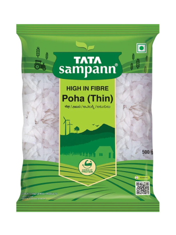 Tata Sampann White Thin Poha (500g)