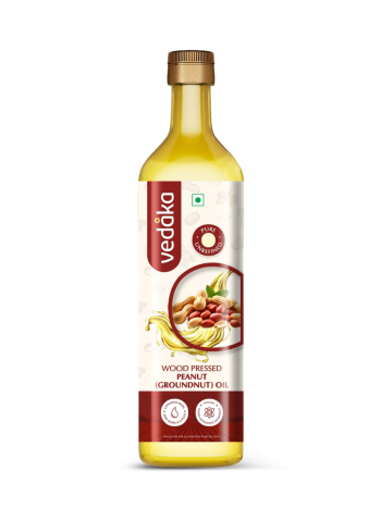 Vedaka Wood Pressed Peanut Oil (1L)