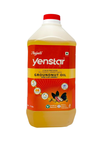 Yenstar Cold Pressed Groundnut/Peanut Oil (2 L)